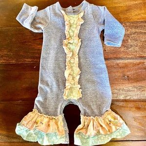RicRac & Ruffles Romper 3-6 months